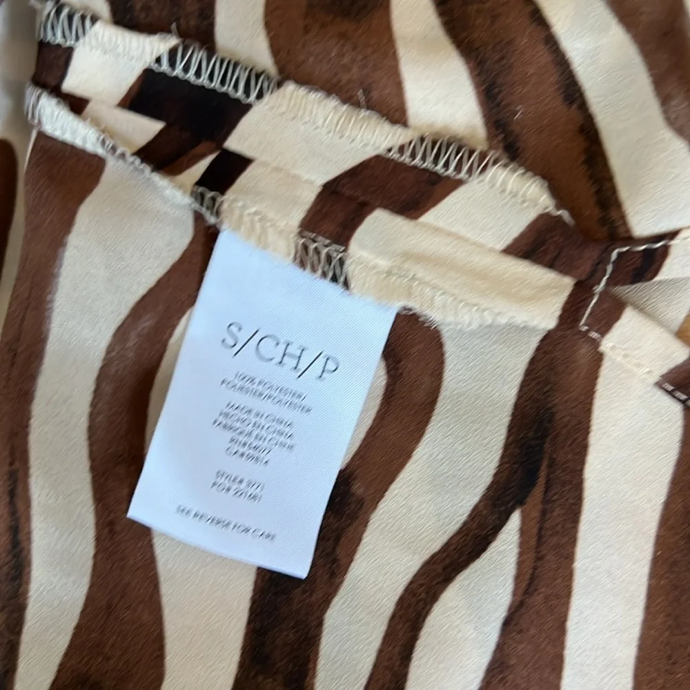 Cabi Animal Print Blouse_12